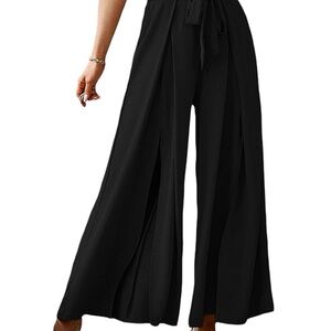 Calvin Klein Black Wide Leg Jumpsuit for Formal Occasions